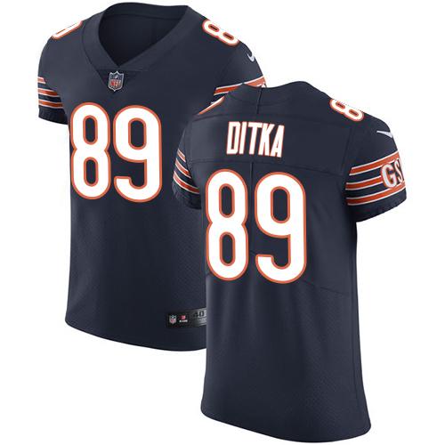 Nike Bears #89 Mike Ditka Navy Blue Team Color Men's Stitched NFL Vapor Untouchable Elite Jersey Nike Bears #89 Mike Ditka Navy Blue Team Color Men's Stitched NFL Vapor Untouchable Elite Jersey