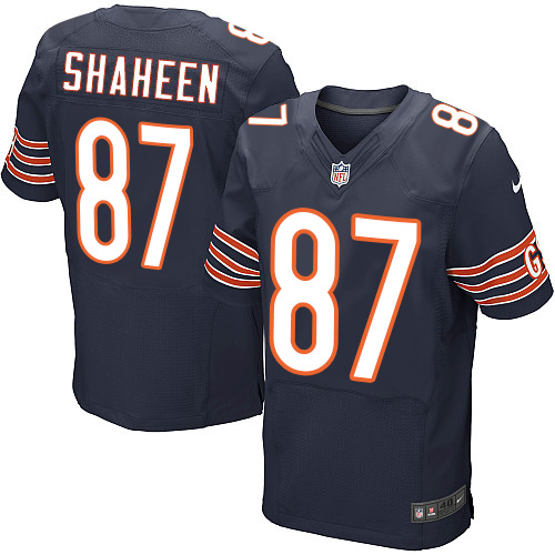 Nike Bears #87 Adam Shaheen Navy Blue Team Color Men's Stitched NFL Elite Jersey Nike Bears #87 Adam Shaheen Navy Blue Team Color Men's Stitched NFL Elite Jersey