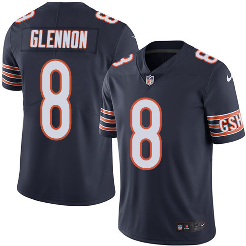 Nike Bears #8 Mike Glennon Navy Blue Team Color Men's Stitched NFL Vapor Untouchable Limited Jersey Nike Bears #8 Mike Glennon Navy Blue Team Color Men's Stitched NFL Vapor Untouchable Limited Jersey