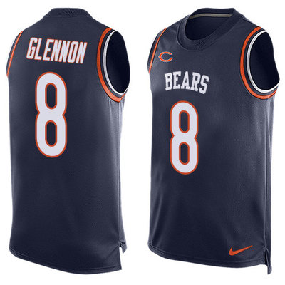 Nike Bears #8 Mike Glennon Navy Blue Team Color Men's Stitched NFL Limited Tank Top Jersey Nike Bears #8 Mike Glennon Navy Blue Team Color Men's Stitched NFL Limited Tank Top Jersey
