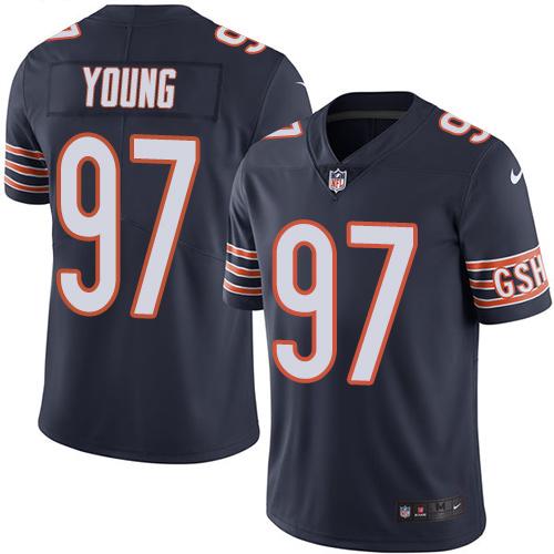 Nike Bears #97 Willie Young Navy Blue Team Color Men's Stitched NFL Vapor Untouchable Limited Jersey Nike Bears #97 Willie Young Navy Blue Team Color Men's Stitched NFL Vapor Untouchable Limited Jersey