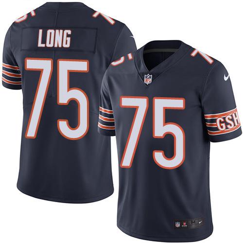 Nike Bears #75 Kyle Long Navy Blue Team Color Men's Stitched NFL Vapor Untouchable Limited Jersey Nike Bears #75 Kyle Long Navy Blue Team Color Men's Stitched NFL Vapor Untouchable Limited Jersey