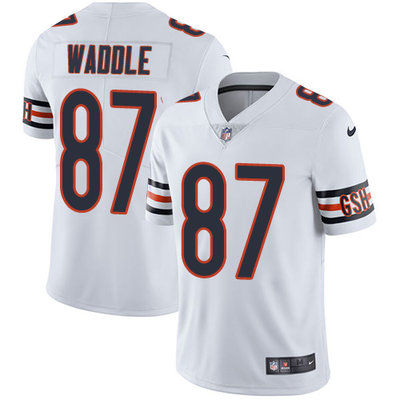 Nike Bears #87 Tom Waddle White Men's Stitched NFL Vapor Untouchable Limited Jersey Nike Bears #87 Tom Waddle White Men's Stitched NFL Vapor Untouchable Limited Jersey