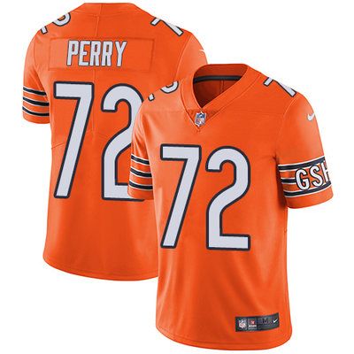 Nike Bears #72 William Perry Orange Men's Stitched NFL Limited Rush Jersey Nike Bears #72 William Perry Orange Men's Stitched NFL Limited Rush Jersey