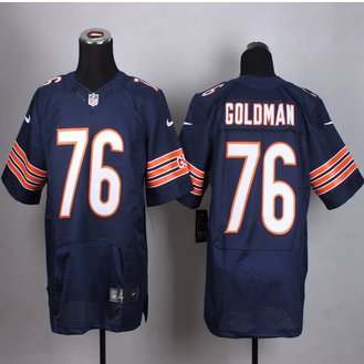 New Chicago Bears #76 Eddie Goldman Navy Blue Team Color Men's Stitched NFL Elite Jersey New Chicago Bears #76 Eddie Goldman Navy Blue Team Color Men's Stitched NFL Elite Jersey