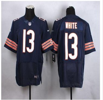New Chicago Bears #13 Kevin White Navy Blue Team Color Men's Stitched NFL Elite Jersey