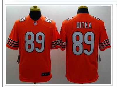 NEW Chicago Bears #89 Mike Ditka Orange Alternate NFL Limited Jersey NEW Chicago Bears #89 Mike Ditka Orange Alternate NFL Limited Jersey