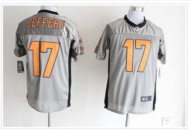NEW Chicago Bears #17 Alshon Jeffery Grey Shadow NFL Elite Jersey NEW Chicago Bears #17 Alshon Jeffery Grey Shadow NFL Elite Jersey