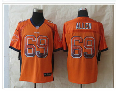 New Chicago Bears #69 Jared Allen Drift Drift Fashion Orange Elite Jerseys New Chicago Bears #69 Jared Allen Drift Drift Fashion Orange Elite Jerseys
