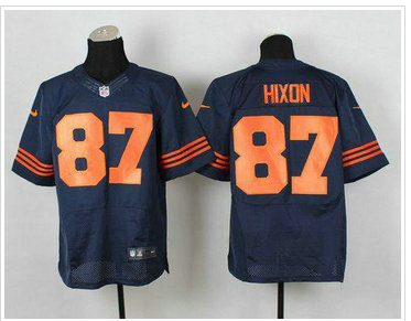 Chicago Bears #87 Domenik Hixon Navy Blue 1940s Throwback NFL Elite Jersey Chicago Bears #87 Domenik Hixon Navy Blue 1940s Throwback NFL Elite Jersey