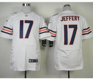 NEW Chicago Bears #17 Alshon Jeffery White Stitched NFL Elite Jersey