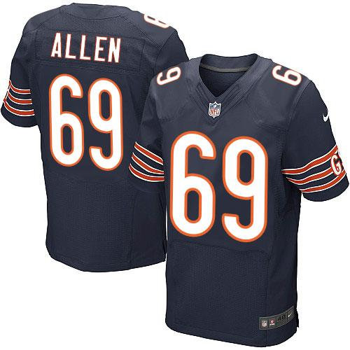 NEW Chicago Bears #69 Jared Allen Navy Blue Team Color NFL Elite Jersey NEW Chicago Bears #69 Jared Allen Navy Blue Team Color NFL Elite Jersey