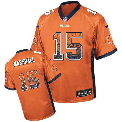 NEW Chicago Bears 15 Brandon Marshall Orange Alternate Stitched NFL Elite Drift Fashion Jersey NEW Chicago Bears 15 Brandon Marshall Orange Alternate Stitched NFL Elite Drift Fashion Jersey