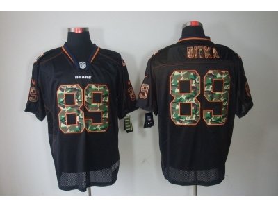 NEW Chicago Bears 89 mike ditka Lights Out Black Elite Jerseys(Camo Number) NEW Chicago Bears 89 mike ditka Lights Out Black Elite Jerseys(Camo Number)