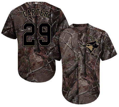 Blue Jays #29 Joe Carter Camo Realtree Collection Cool Base Stitched Baseball Jersey Blue Jays #29 Joe Carter Camo Realtree Collection Cool Base Stitched Baseball Jersey