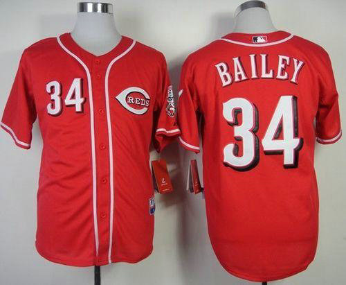 Texas Rangers #34 Homer Bailey Red Baseball Jersey