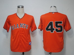 MLB Jerseys San Francisco Giants 45 Runzler Orange