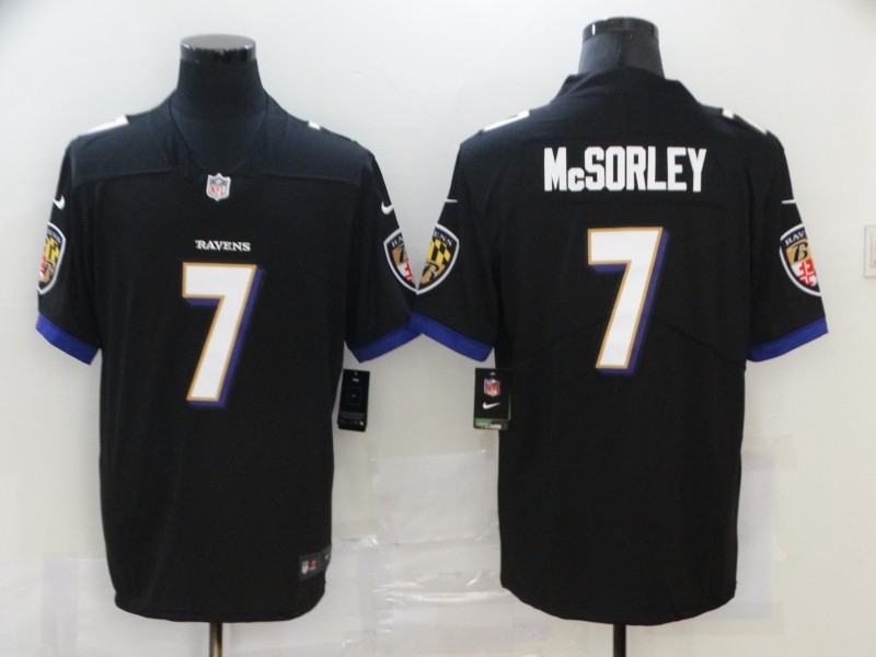 Nike Ravens 7 Trace McSorley Black Vapor Untouchable Limited Jersey Nike Ravens 7 Trace McSorley Black Vapor Untouchable Limited Jersey