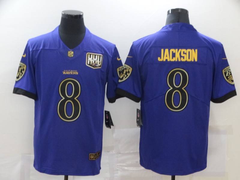 Nike Ravens 8 Lamar Jackson Purple Gold Vapor Untouchable Limited Jersey Nike Ravens 8 Lamar Jackson Purple Gold Vapor Untouchable Limited Jersey