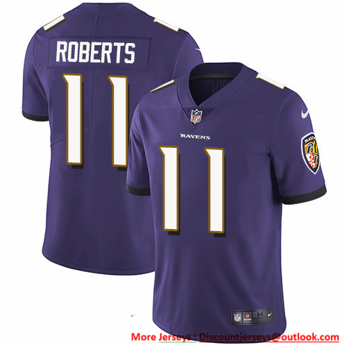 Nike Ravens #11 Seth Roberts Purple Team Color Men's Stitched NFL Vapor Untouchable Limited Jersey