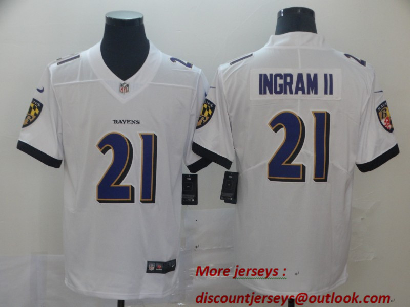 Nike Ravens 21 Mark Ingram II White Vapor Untouchable Limited Jersey Nike Ravens 21 Mark Ingram II White Vapor Untouchable Limited Jersey
