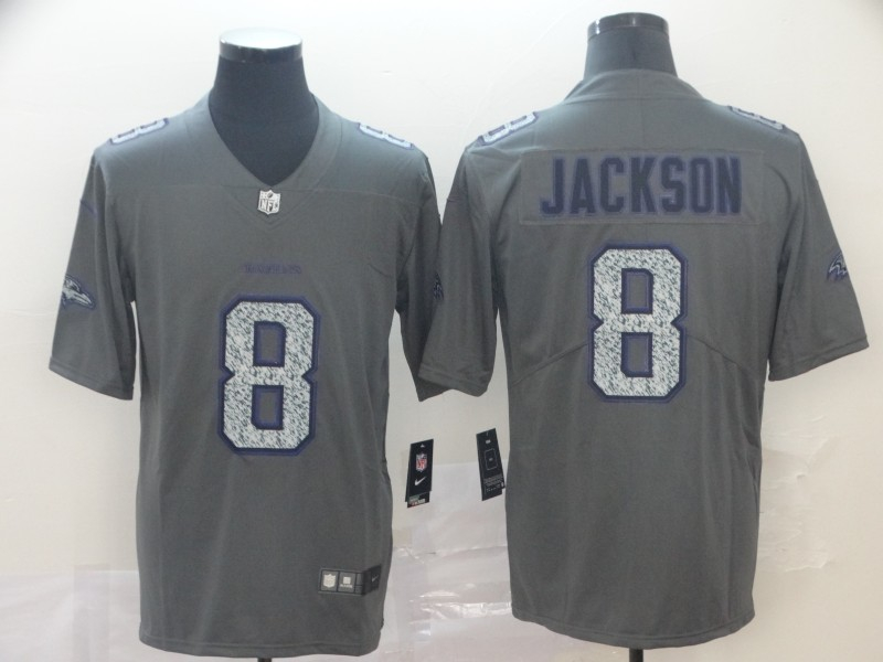 Ravens 8 Lamar Jackson Gray Camo Vapor Untouchable Limited Jersey Ravens 8 Lamar Jackson Gray Camo Vapor Untouchable Limited Jersey