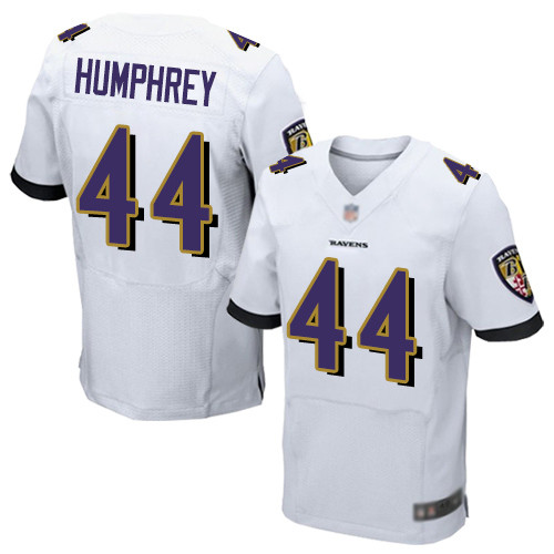 Ravens #44 Marlon Humphrey White Men's Stitched Football New Elite Jersey Ravens #44 Marlon Humphrey White Men's Stitched Football New Elite Jersey