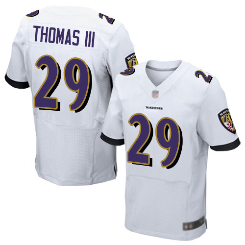 Ravens #29 Earl Thomas III White Men's Stitched Football New Elite Jersey Ravens #29 Earl Thomas III White Men's Stitched Football New Elite Jersey