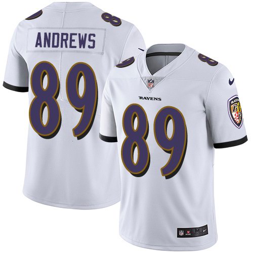 Nike Ravens 89 Mark Andrews White Vapor Untouchable Limited Jersey Nike Ravens 89 Mark Andrews White Vapor Untouchable Limited Jersey