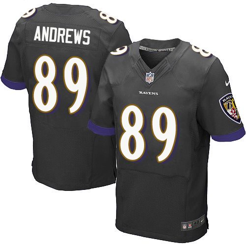 Nike Ravens 89 Mark Andrews Black Elite Jersey Nike Ravens 89 Mark Andrews Black Elite Jersey
