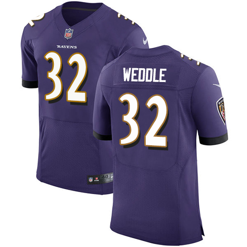 Nike Ravens #32 Eric Weddle Purple Team Color Men's Stitched NFL Vapor Untouchable Elite Jersey Nike Ravens #32 Eric Weddle Purple Team Color Men's Stitched NFL Vapor Untouchable Elite Jersey