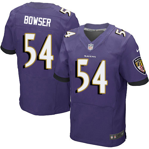 Nike Ravens #54 Tyus Bowser Purple Team Color Men's Stitched NFL New Elite Jersey Nike Ravens #54 Tyus Bowser Purple Team Color Men's Stitched NFL New Elite Jersey
