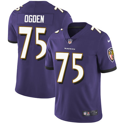 Nike Ravens #75 Jonathan Ogden Purple Team Color Men's Stitched NFL Vapor Untouchable Limited Jersey Nike Ravens #75 Jonathan Ogden Purple Team Color Men's Stitched NFL Vapor Untouchable Limited Jersey