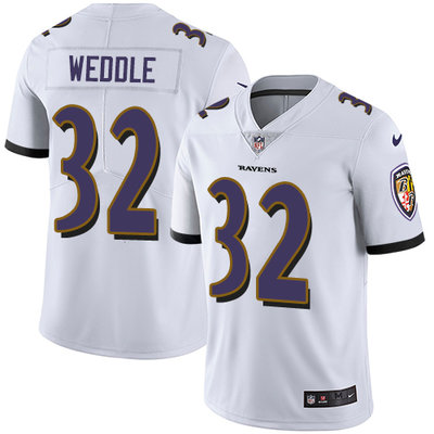 Nike Ravens #32 Eric Weddle White Men's Stitched NFL Vapor Untouchable Limited Jersey Nike Ravens #32 Eric Weddle White Men's Stitched NFL Vapor Untouchable Limited Jersey