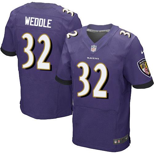 Nike Ravens #32 Eric Weddle Purple Team Color Men's Stitched NFL New Elite Jersey Nike Ravens #32 Eric Weddle Purple Team Color Men's Stitched NFL New Elite Jersey