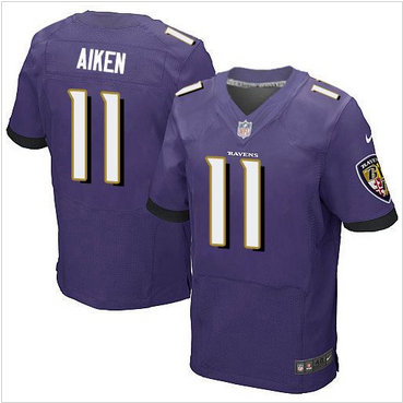 Nike Baltimore Ravens #11 Kamar Aiken Purple Team Color Men's Stitched NFL New Elite Jersey Nike Baltimore Ravens #11 Kamar Aiken Purple Team Color Men's Stitched NFL New Elite Jersey