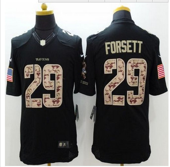 New Baltimore ravens #29 Justin Forsett Black Men's Stitched NFL Limited Salute to Service jersey New Baltimore ravens #29 Justin Forsett Black Men's Stitched NFL Limited Salute to Service jersey