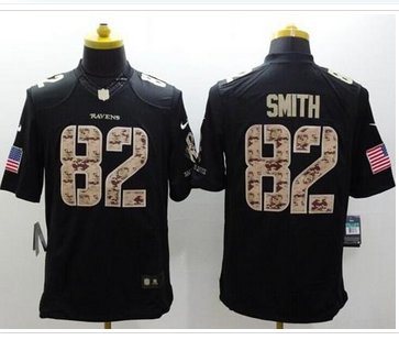 New Baltimore Ravens #82 Torrey Smith Black NFL Limited Salute to Service jersey New Baltimore Ravens #82 Torrey Smith Black NFL Limited Salute to Service jersey