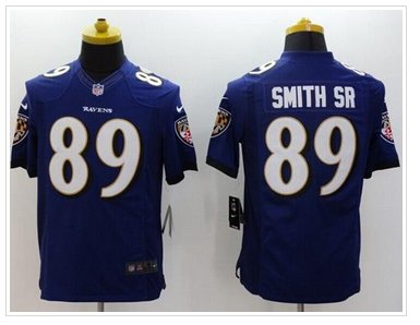 NEW Baltimore Ravens #89 Steve Smith Purple Team Color NFL New Limited Jersey
