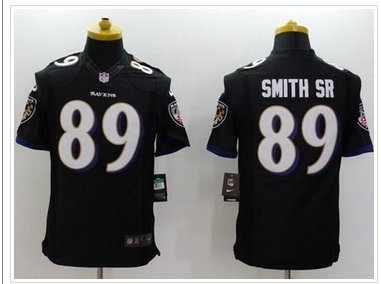 NEW Baltimore Ravens #89 Steve Smith Black Alternate NFL New Limited Jersey