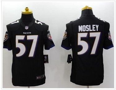 NEW Baltimore Ravens #57 C.J. Mosley Black Alternate NFL New Limited Jersey