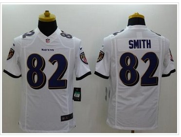 NEW Baltimore Ravens #82 Torrey Smith White NFL New Limited Jersey