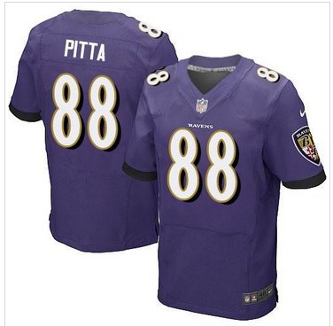 NEW Baltimore Ravens #88 Dennis Pitta Purple Team Color NFL New Elite Jersey