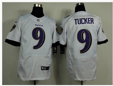 NEW Baltimore Ravens #9 Justin Tucker White NFL New Elite Jersey NEW Baltimore Ravens #9 Justin Tucker White NFL New Elite Jersey