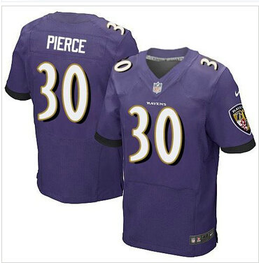 NEW Baltimore Ravens #30 Bernard Pierce Purple Team Color NFL New Elite Jersey