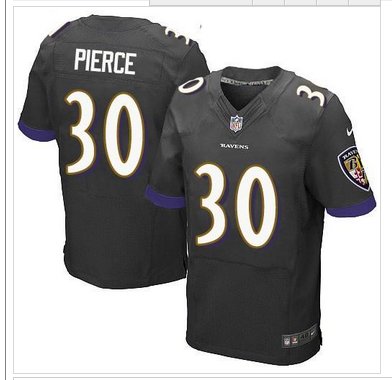NEW Baltimore Ravens #30 Bernard Pierce Black NFL New Elite Jersey