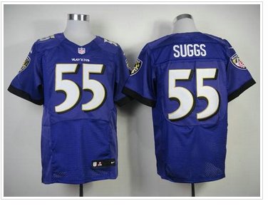 NEW Baltimore Ravens #55 Terrell Suggs Purple Team Color NFL New Elite Jersey NEW Baltimore Ravens #55 Terrell Suggs Purple Team Color NFL New Elite Jersey