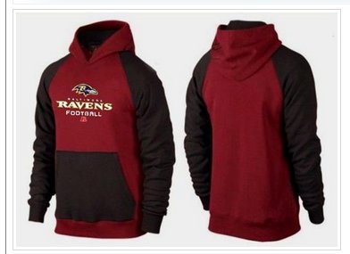 Baltimore Ravens Critical Victory Pullover Hoodie Burgundy Red & Black