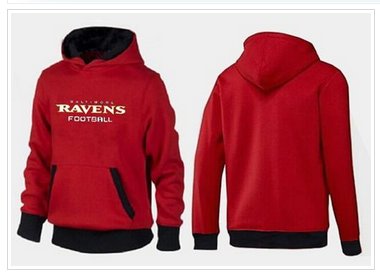Baltimore Ravens English Version Pullover Hoodie Red & Black Baltimore Ravens English Version Pullover Hoodie Red & Black