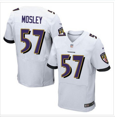 NEW Ravens #57 C.J. Mosley White Men's Stitched NFL New Elite Jersey NEW Ravens #57 C.J. Mosley White Men's Stitched NFL New Elite Jersey